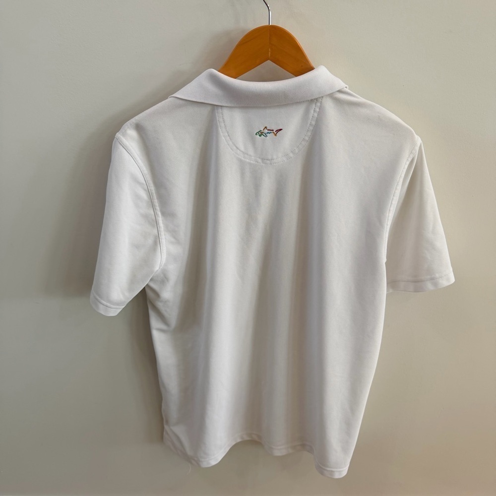 🤍 Greg Norman Collection Classic White Polo – Size Medium - Picture 3 of 7